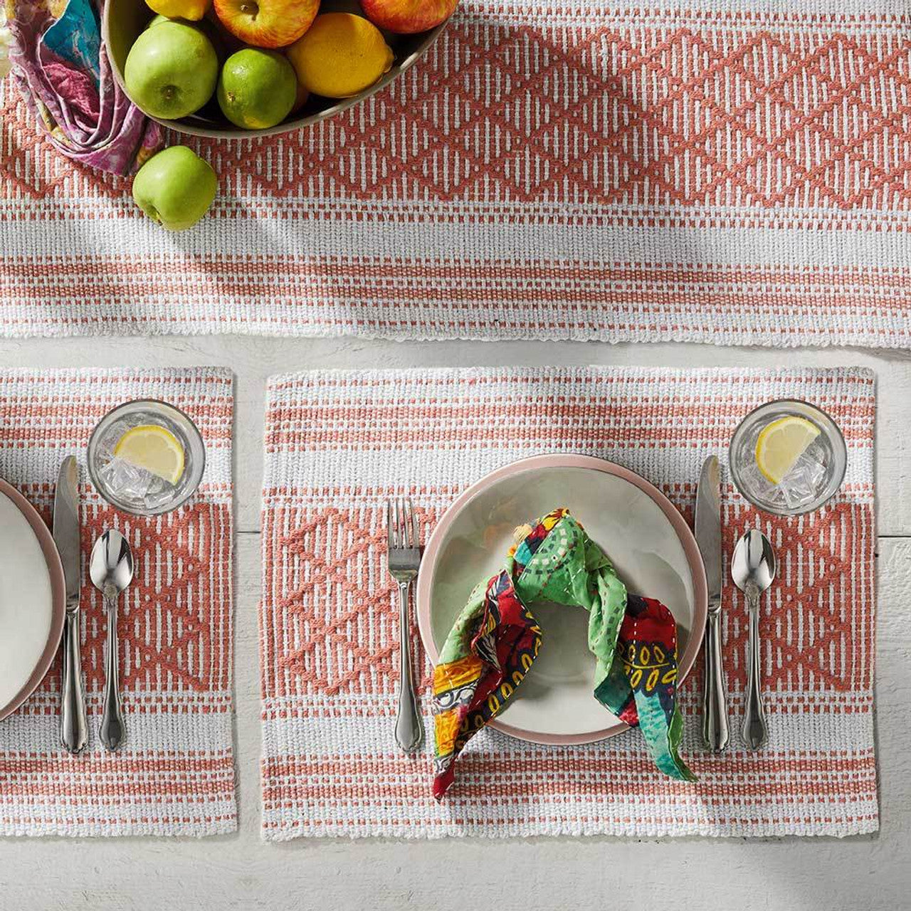 Lattice Rethread Placemats - Set of 2