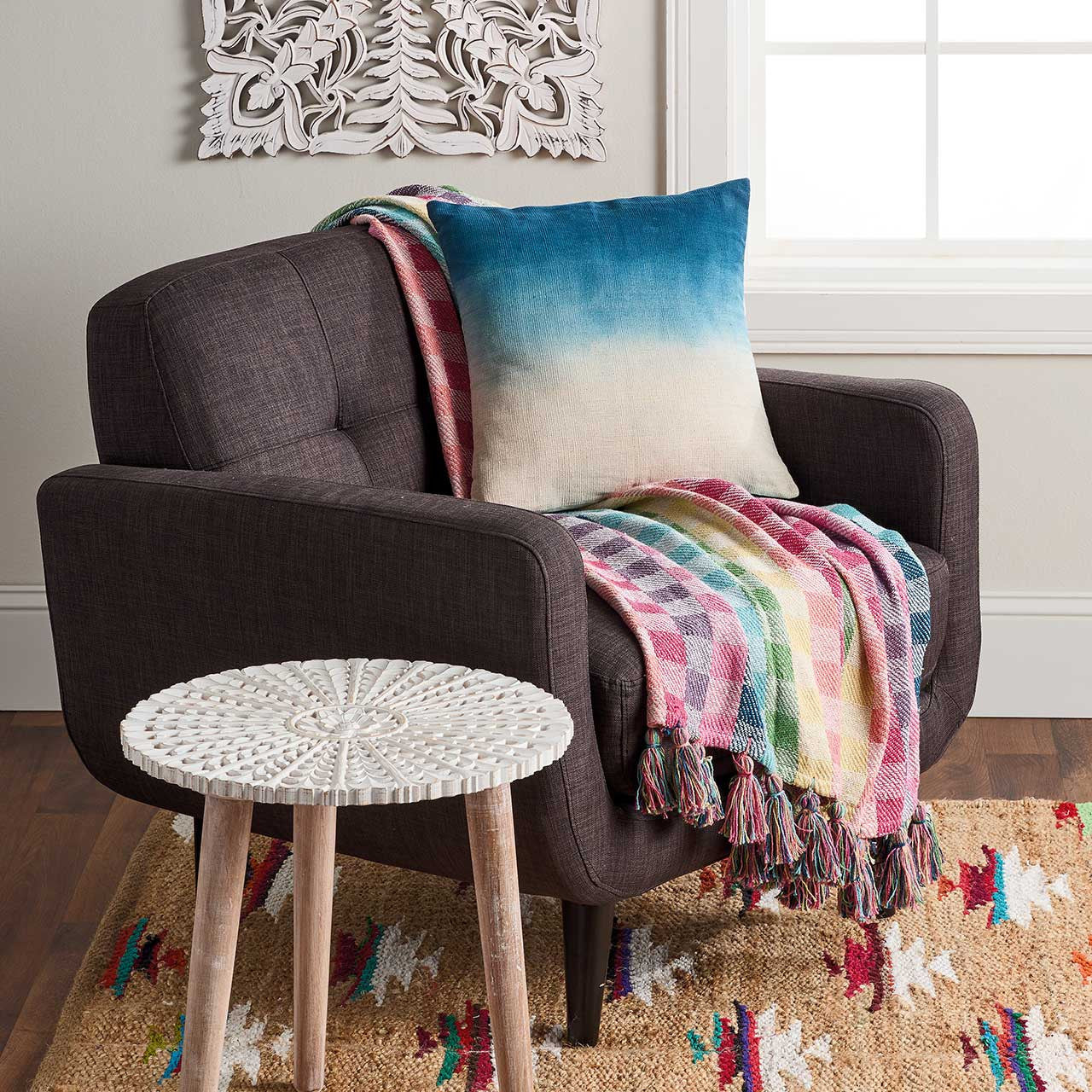 Sabha Multicolor Rug - 5x7