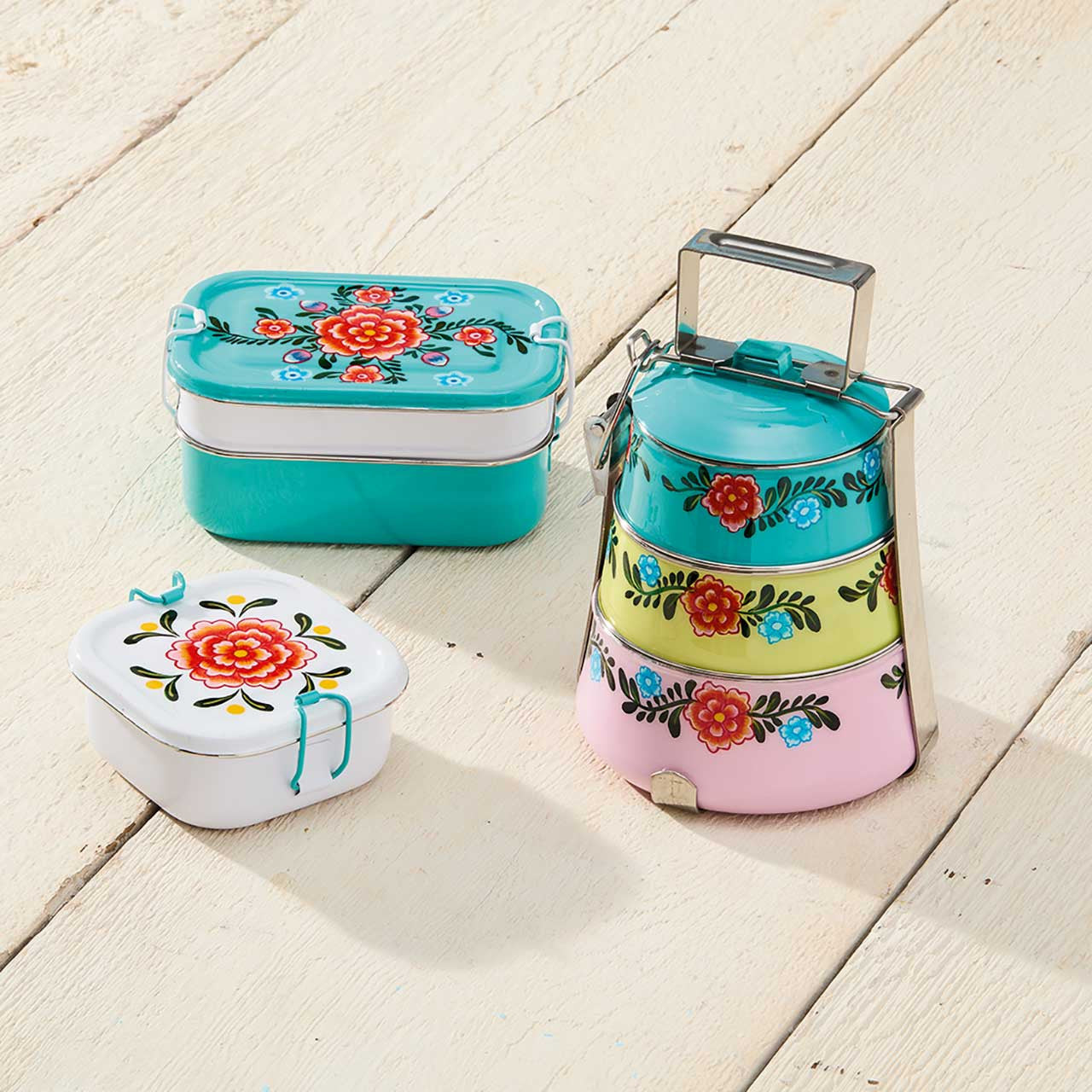Bright Floral Bento Box