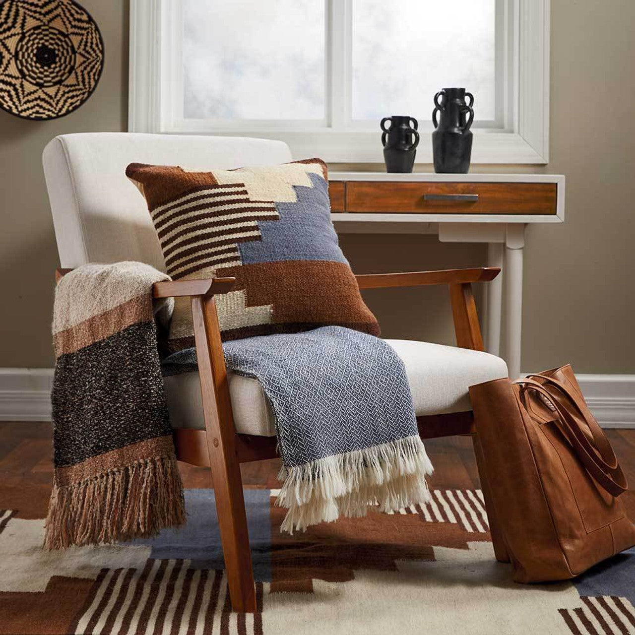 Amer Stepwell Wool Rug - 6'x9'