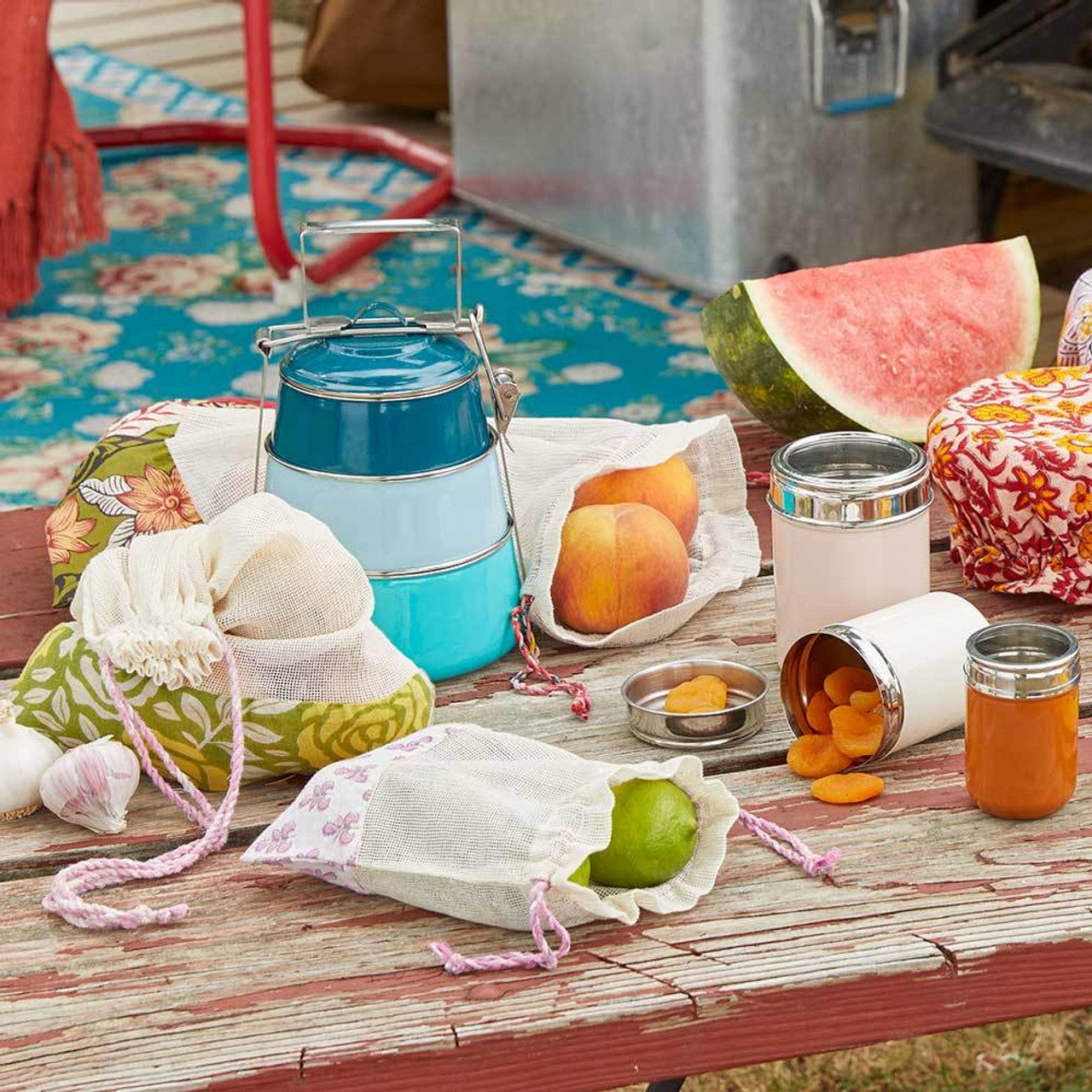 Canyon Ridge Steel Snack Containers - Set of 3