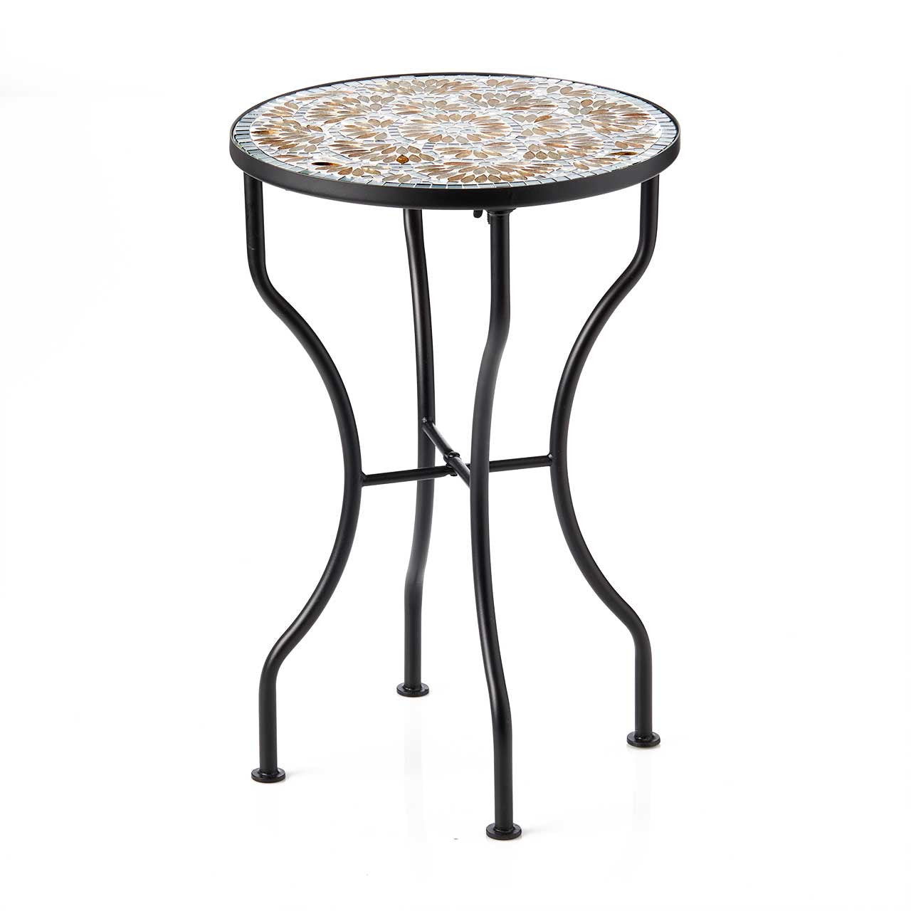 Amber Medallion Mosaic Table