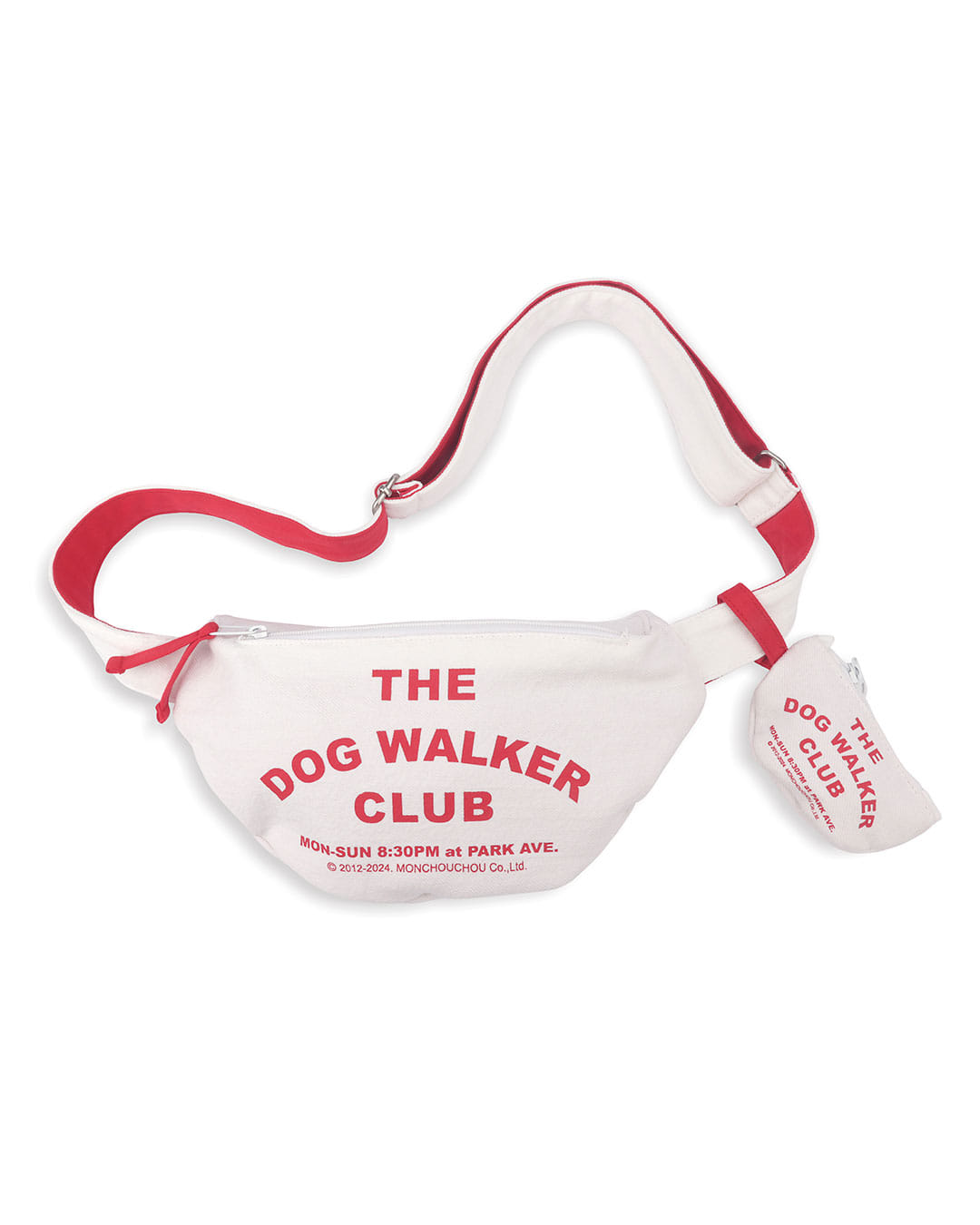 Dog Walker Club Poop Bag . White